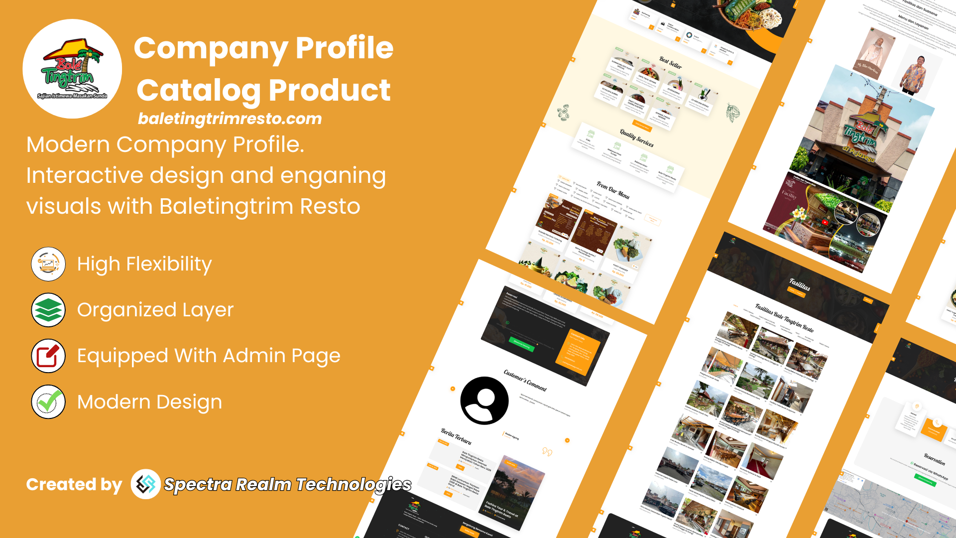 Website Company Profile Resto