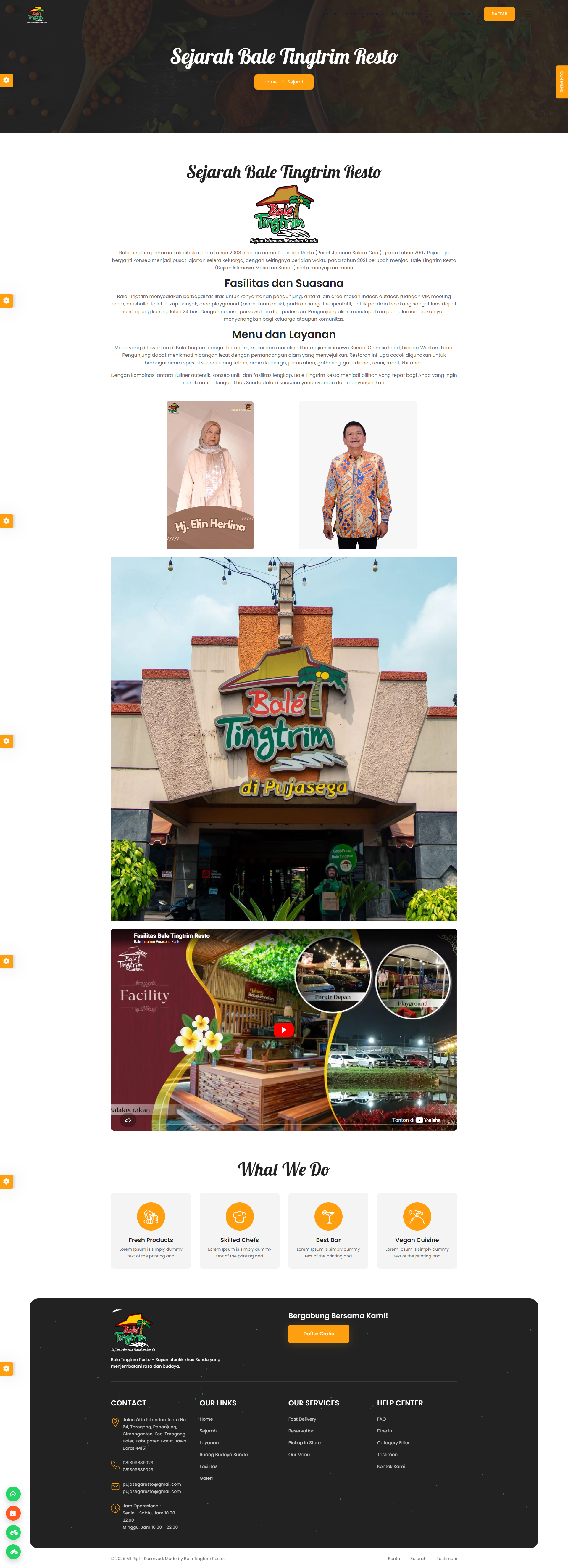 Website Company Profile Resto